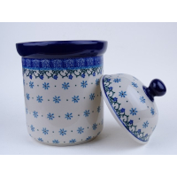 Bunzlau voorraad pot 21 cm. hoog maat L * 492-1830 *