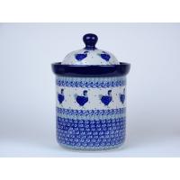 Bunzlau voorraad pot maat L *492-2596 * kippen *