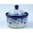 Bunzlau voorraadpot 11 cm. hoog * 496-2222 *
