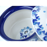 Bunzlau voorraadpot 11 cm. hoog * 496-2222 *