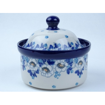 Bunzlau voorraadpot 11 cm. hoog * 496-2222 *