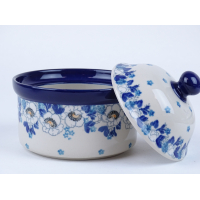 Bunzlau voorraadpot 11 cm. hoog * 496-2222 *