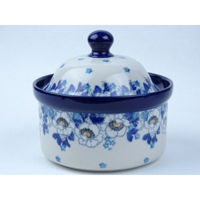 Bunzlau voorraadpot 11 cm. hoog * 496-2222 *