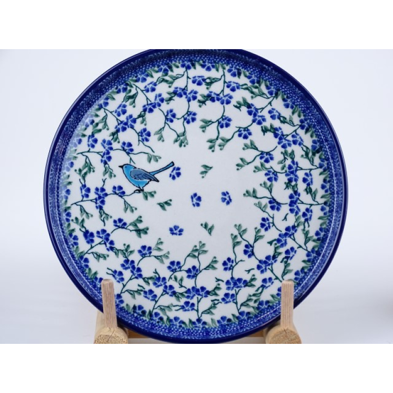 Bunzlau premium/ serveerbord 20 cm . * E92-1935 vogel *