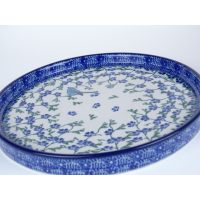 Bunzlau premium/ serveerbord 20 cm . * E92-1935 vogel *