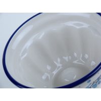 Bunzlau pudding / bakvorm klein 13,5 cm * 80- 2716 b. bessen *