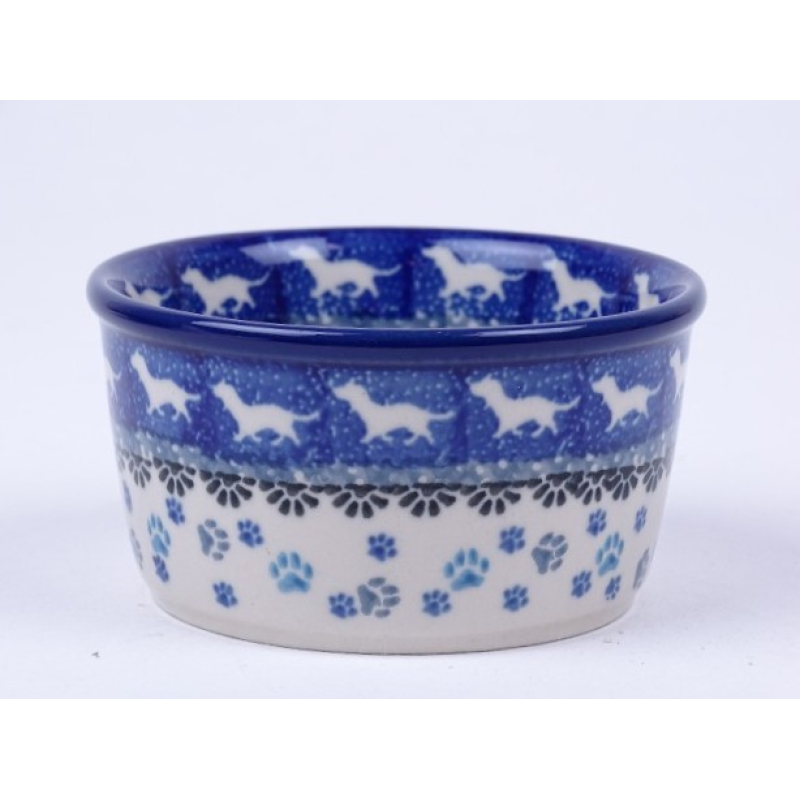 Bunzlau ramekin/ soufflé 5 cm. hoog  * 409-2151 teckel *