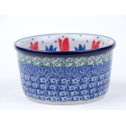 Bunzlau ramekin/ soufflé 5 cm.hoog * 409-2599 rode tulpen *