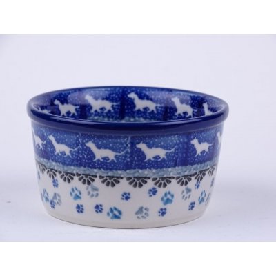 Bunzlau ramekin/ soufflé 5 cm. hoog * 409-2151 teckel * Bunzlau ramekin/ soufflé 5 cm. hoog * 409-2151 teckel *