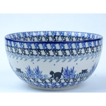 Bunzlau rijst bowl 14 cm  * 986-2827 poesjes *
