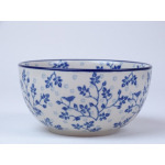 Bunzlau rijst schaal 14 cm. * 986-3206 vogeltjes *