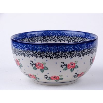 Bunzlau rijst bowl 14 cm  * 986- 1525 roosjes *