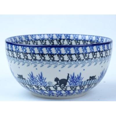 Bunzlau rijst bowl 14 cm  * 986-2827 poesjes *