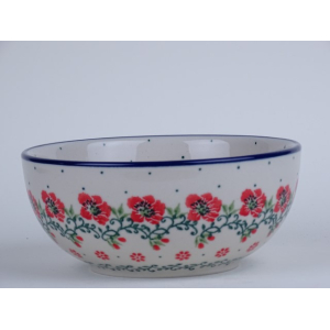 Bunzlau rijst schaal 13,8 / 6 cm. * F03-1960 *