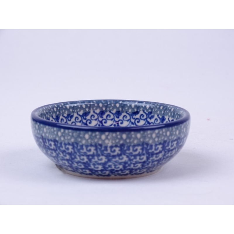 Bunzlau klein schaaltje 9 cm. * B88-2597 kip *