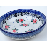 Bunzlau serving bowl 13 cm. * B89-1525 roosjes *