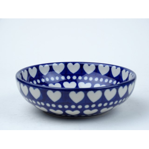 Bunzlau laag schaaltje 13 cm.  * B89-375 A *