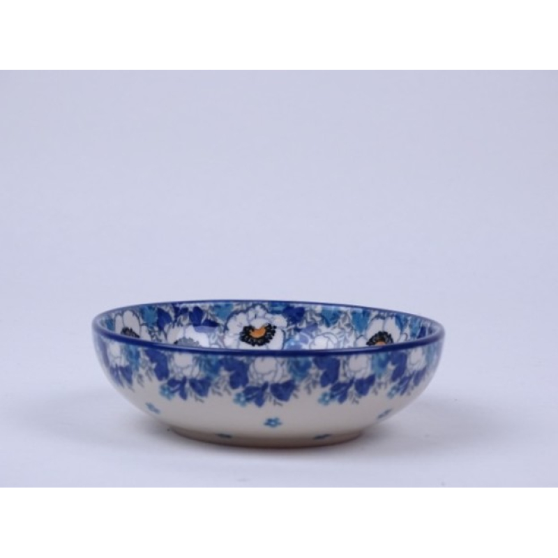 Bunzlau laag schaaltje 13 cm.  * B89-2222 *