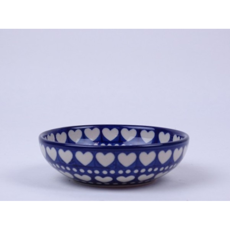 Bunzlau laag schaaltje 13 cm.  * B89-375 A *