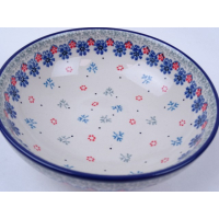 Bunzlau lage serveerschaal 17 cm. * B90-2236 *