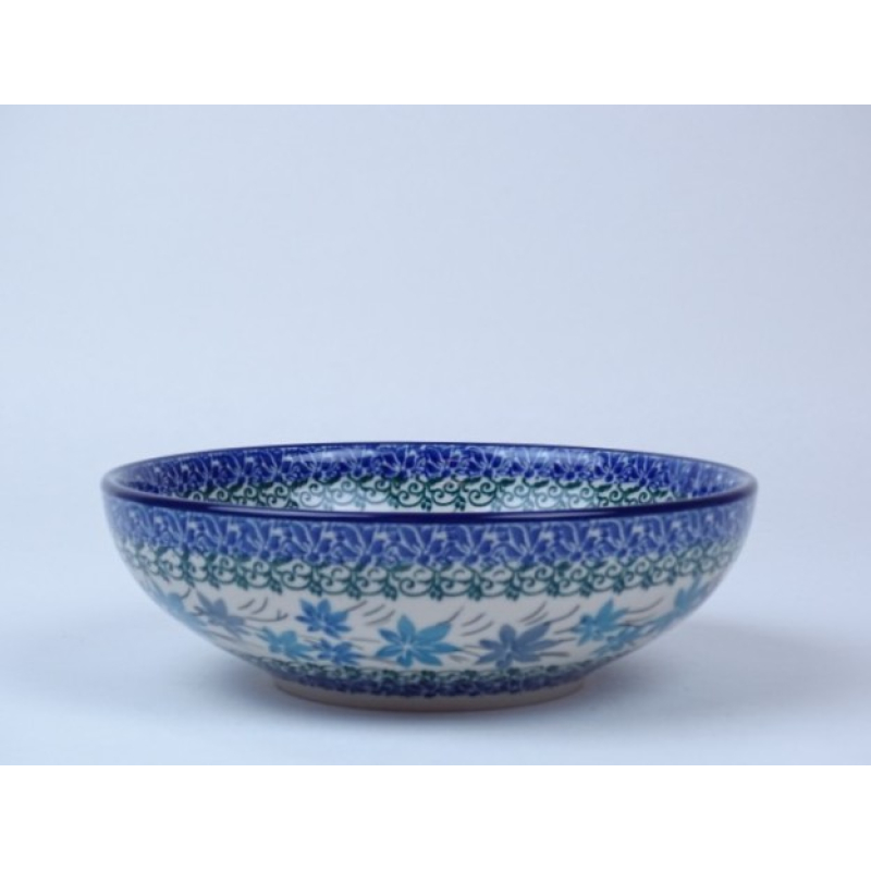 Bunzlau lage schaal 17 cm. * B90-2543 *