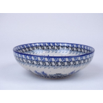 Bunzlau lage schaal 17 cm. * B90-2827 poesjes *