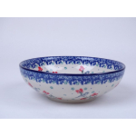 Bunzlau servingbowl 17 cm. * B90-3229 vogeltjes *