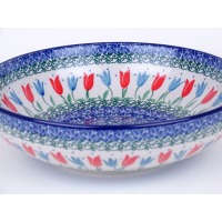 Bunzlau serving serveerschaal laag 22 cm. * B91-2599 *