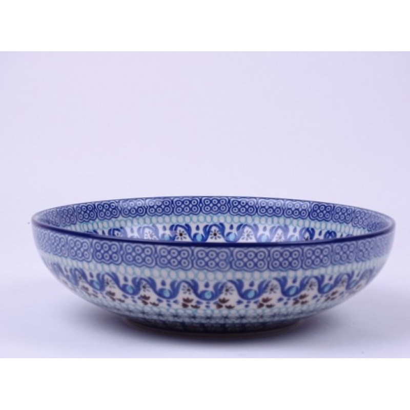 Bunzlau lage serveerschaal 22 cm * B91-1026 *