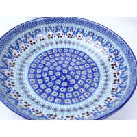 Bunzlau lage serveerschaal 22 cm * B91-1026 *