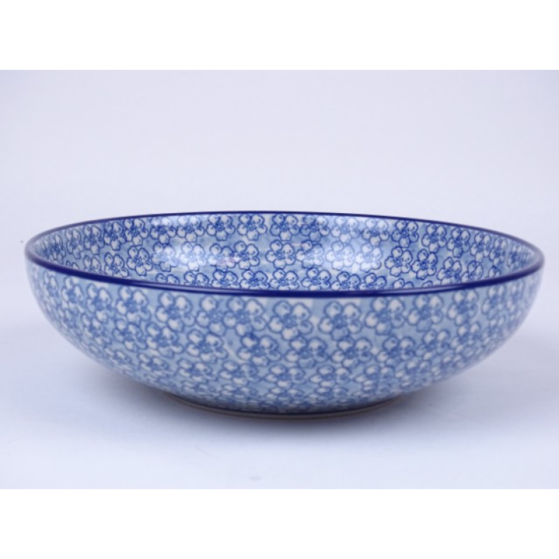 Bunzlau lage serveerschaal 22 cm * B91-2176 *