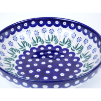Bunzlau lage serveerschaal 22 cm * B91-377E *