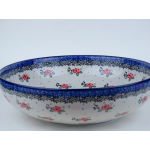 Bunzlau serving serveerschaal 27 cm. * C36-1525 roosjes *