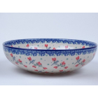 Bunzlau serveerschaal 27 cm. * C36-3209 vogeltjes *