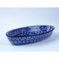 Bunzlau duo serveerschaal 22,5  cm. * 395-884 *