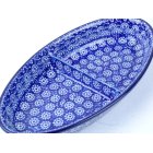 Bunzlau duo serveerschaal 22,5  cm. * 395-884 *