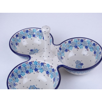 Bunzlau trio serveerschaal 25 cm. * B34-2075 *