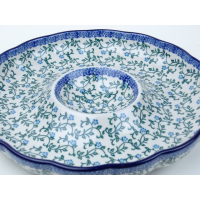 Bunzlau dip/ tapas serveerschaal 25 cm. * A22-1822 *