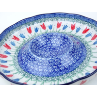 Bunzlau dip/ tapas serveerschaal 25 cm. * A22-2599 *