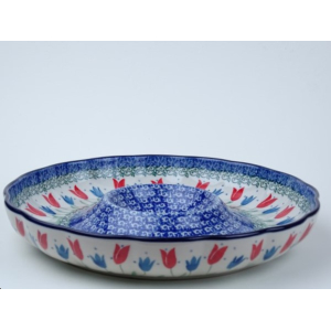 Bunzlau dip/ tapas serveerschaal 25 cm. * A22-2599 *