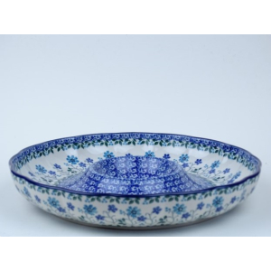 Bunzlau dip/ tapas serveerschaal 25 cm. * A22-2785 *
