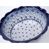 Bunzlau bloem kraag schaal 21 cm. * 289-2158 *