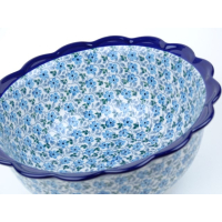 Bunzlau bloem kraag schaal 21 cm. * 289-2162 *