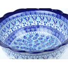 Bunzlau bloem kraag schaal 21 cm. * 289-2185 *