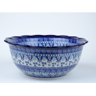 Bunzlau bloem kraag schaal 21 cm. * 289-2185 *