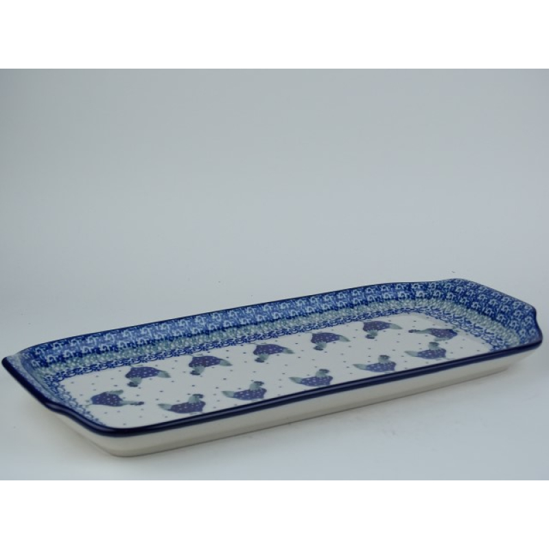 Bunzlau serveerschaal 32 cm * 410-2597 kippen *