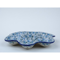 Bunzlau eier serveerschaal 22 cm. * 747 -2162 *