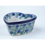 Bunzlau hartvormig schaaltje 10 cm. * A45-1549 *
