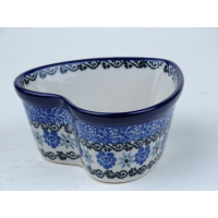 Bunzlau hartvormig schaaltje 10 cm. * A45-2210 *