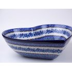 Bunzlau serveerschaal hart 27,5 cm. * B38-882 *